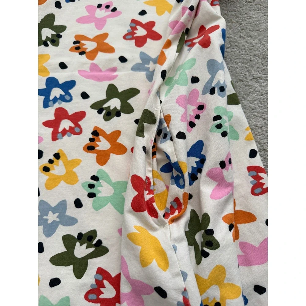 HANNA ANDERSSON ICONIC SOFT SWING DRESS SUNSHINE LILLIES US 10